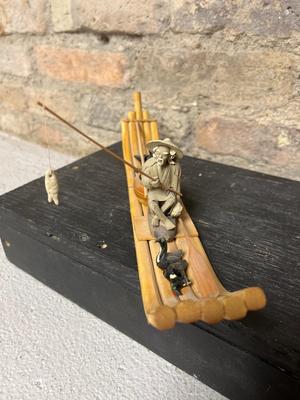 Happy fishermen - mud man