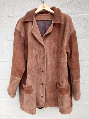 Genuine leather Elk hide West Cal. 45 Vintage leather coat / jacket