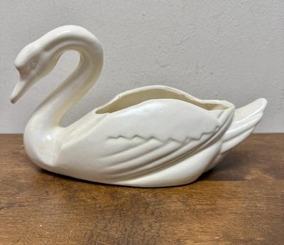 Swan Planter by Bauer Los Angeles USA
