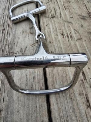 Equestrian Tack - Korsteel 5 1/2" slow twist snaffle bit
