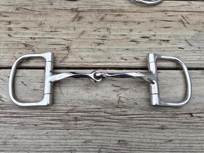 Equestrian Tack - Korsteel 5 1/2" slow twist snaffle bit