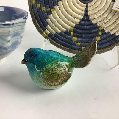 L1071 Lewis & Risa Dimm Pottery Bowl, African Trivet, Mommy Pot by Gail and More