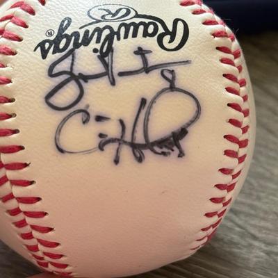 LOT 257: Philadelphia Phillies Collection: Signed Baseballs, Bags & More