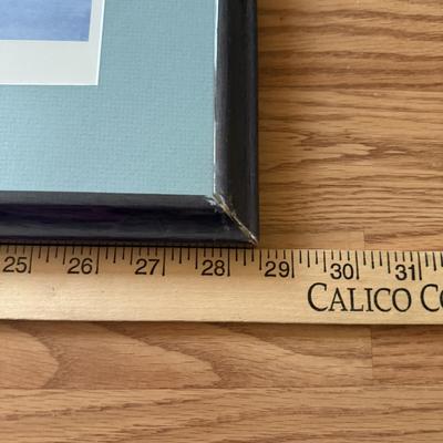 LOT 258F: Signed & Numbered 177/500 Ann Simon Watercolor Print of The Skyline of Philadelphia