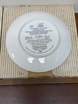 Lot of 2 WS George Whale Decorative Plates Anthony Casey 1991