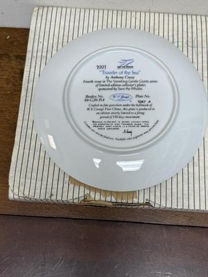 Lot of 2 WS George Whale Decorative Plates Anthony Casey 1991