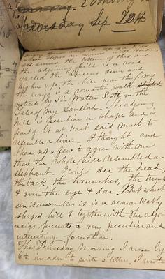 Travel Diary 1855 Trip to Europe