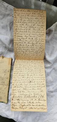 Travel Diary 1855 Trip to Europe