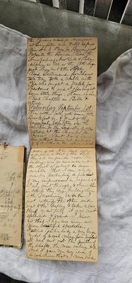 Travel Diary 1855 Trip to Europe