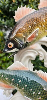 Porcelain Fish ENS German Trout by Karl Ens
