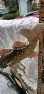 Porcelain Fish ENS German Trout by Karl Ens