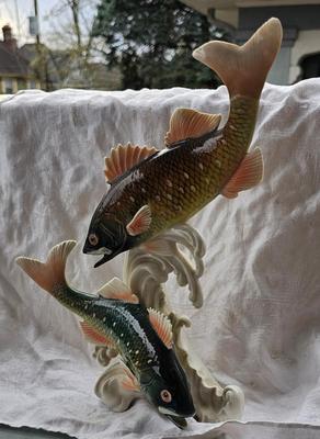 Porcelain Fish ENS German Trout by Karl Ens