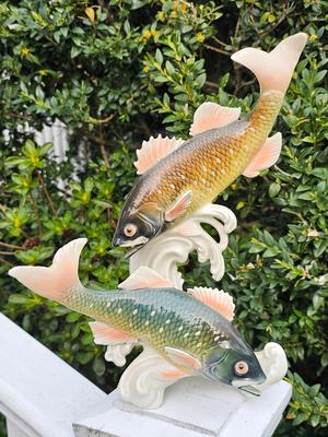 Porcelain Fish ENS German Trout by Karl Ens