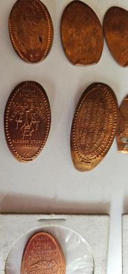 50 Smashed Elongated Pennies, Some Rare! 1932 World's Fair