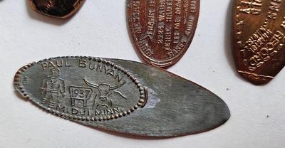 50 Smashed Elongated Pennies, Some Rare! 1932 World's Fair