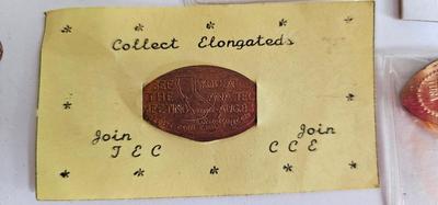 50 Smashed Elongated Pennies, Some Rare! 1932 World's Fair