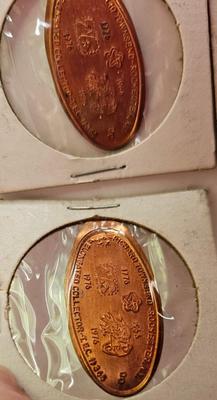 50 Smashed Elongated Pennies, Some Rare! 1932 World's Fair
