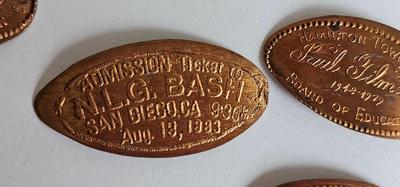 100 Vintage Smashed Elongated Pennies!