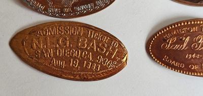 100 Vintage Smashed Elongated Pennies!