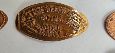 100 Vintage Smashed Elongated Pennies!