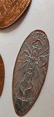100 Vintage Smashed Elongated Pennies!