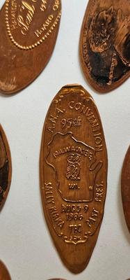 100 Vintage Smashed Elongated Pennies!