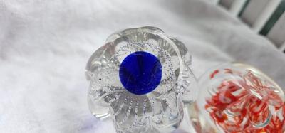 4 vintage Art Glass Paperweights Lot #2 Murano Millefiori Rossini