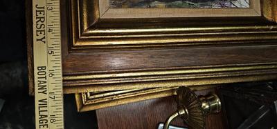 2 vintage oil Landscape Paintings Signed Mancini