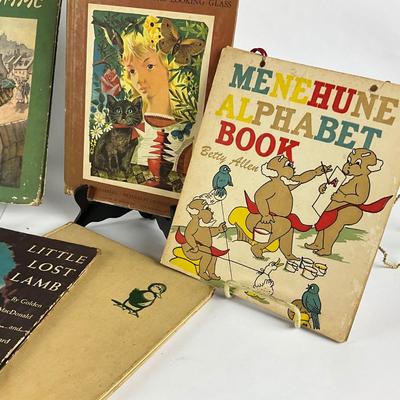 O1084 Lot of Antique Children's Books