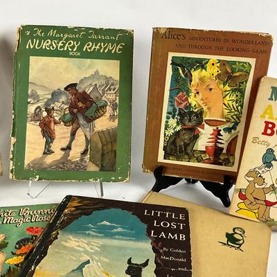 O1084 Lot of Antique Children's Books