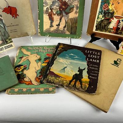 O1084 Lot of Antique Children's Books