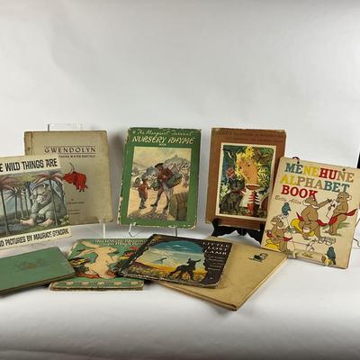 O1084 Lot of Antique Children's Books