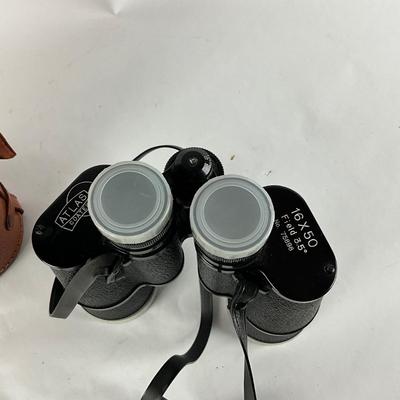 O1086 Vintage Atlas Binoculars