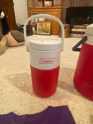 BASEBALL BATS, WILSON GLOVE, ROCKIES SHIRTS AND BEVERAGE COOLERS