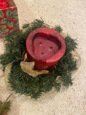 BEAUTIFUL 7-1/2’ PRELIT CHRISTMAS TREE WITH TRIMMINGS AND DECOR
