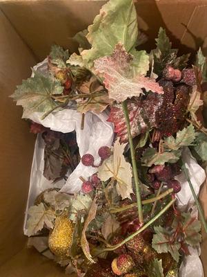 BEAUTIFUL 7-1/2’ PRELIT CHRISTMAS TREE WITH TRIMMINGS AND DECOR