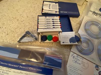CREATIVE MEMORIES CUSTOM CUTTING SYSTEM WITH ALL THE BELLS AND WHISTLES