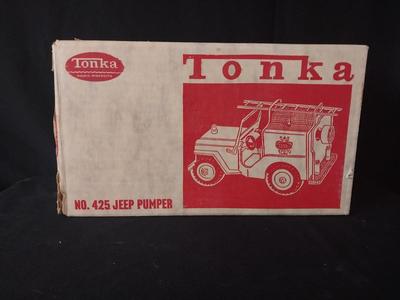 VINTAGE TONKA FIRETRUCK WITH BOX