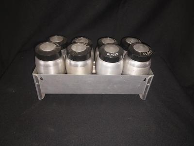RETRO ALUMINUM SPICE RACK