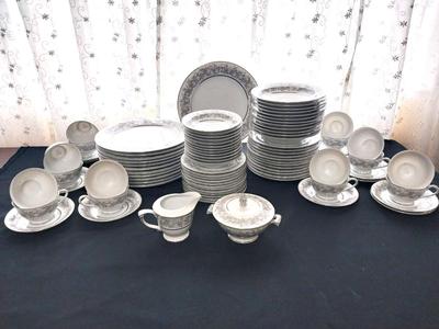 COMPLETE TWELVE PERSON FLORETINE CHINA SET