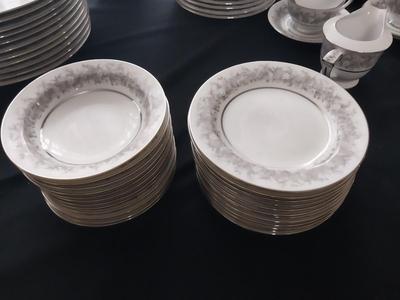 COMPLETE TWELVE PERSON FLORETINE CHINA SET