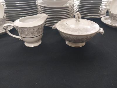 COMPLETE TWELVE PERSON FLORETINE CHINA SET