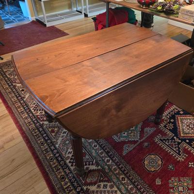 LOT 148D: Antique Drop Leaf Dining Table