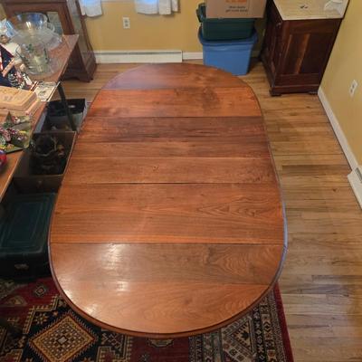 LOT 148D: Antique Drop Leaf Dining Table