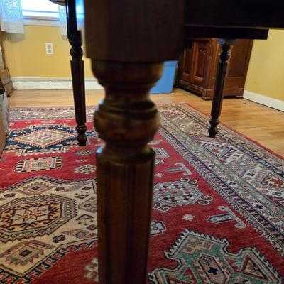 LOT 148D: Antique Drop Leaf Dining Table