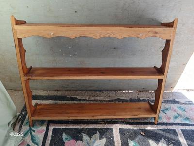 Wooden wall shelf - Wall mount Knick knack shelf