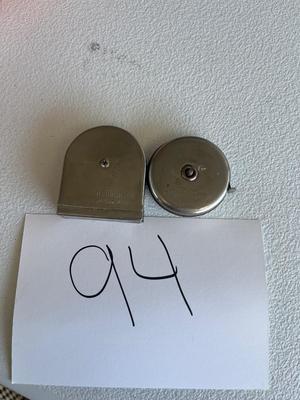 2 metal rulers