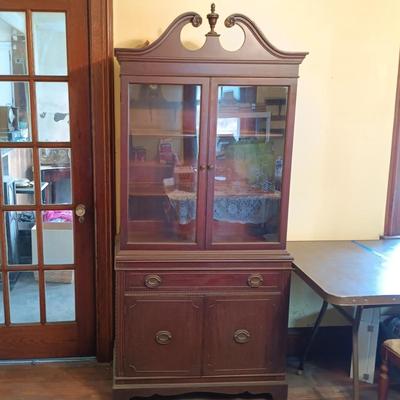 LOT 3: Antique Federal-Style China Cabinet