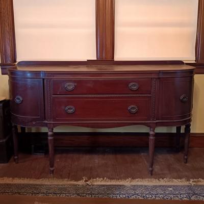 LOT 5: Antique Sideboard Buffet