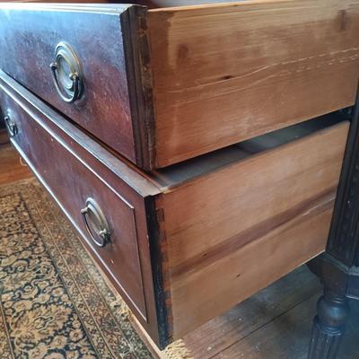 LOT 5: Antique Sideboard Buffet